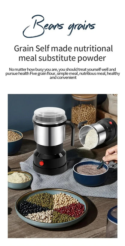 Houselin smerigliatrice elettrica del chicco di caffè, 300W potente smerigliatrice delle spezie, smerigliatrice della famiglia per le erbe, noci, grani