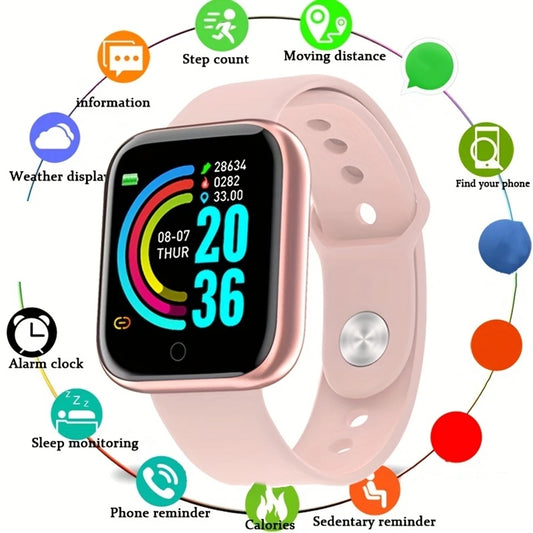 Smartwatch Uomini Donne Orologi da polso Smart Watch Messaggio Fitness Monitor Bracciale Regalo di compleanno Orologio elettronico per Xiaomi Huawei