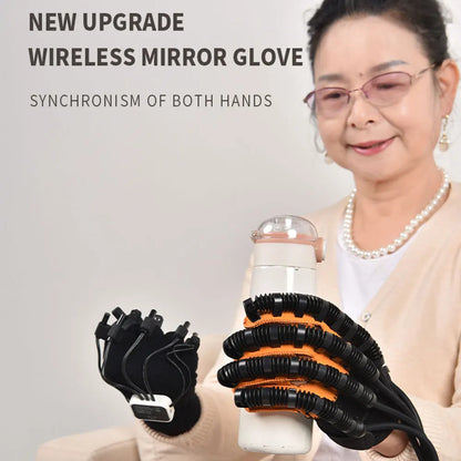 Robot Guanti di riabilitazione Training Mirror Gloves Finger Training Stroke Hemiplegia Rehabilitation Hand Function Recovery Glove