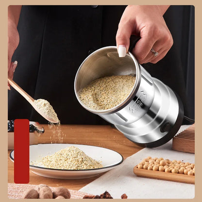 Houselin smerigliatrice elettrica del chicco di caffè, 300W potente smerigliatrice delle spezie, smerigliatrice della famiglia per le erbe, noci, grani