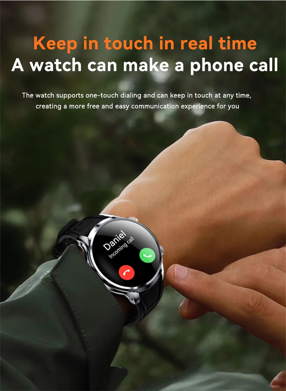 5G/4G Full Network Smart Watch 680*680 HD AMOLED 1100mah Video Call 500W Camera 8GB+128GB RAM GPS NFC WIFI Google APP Smartwatch