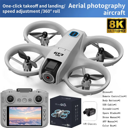 - 180° Doppie telecamere 5G WIFI Motori brushless Anti-ostacolo FPV Quadricottero pieghevole