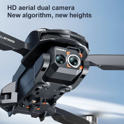 Drone S168 controllato da schermo, flusso luminoso brushless EEC 8K ad alta definizione, evitamento ostacoli su quattro lati, elicottero leggero FPV