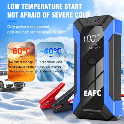 Avviatore di emergenza per auto 2000A/1200A/600A, dispositivo di avviamento di emergenza portatile Power Bank Booster per benzina e diesel