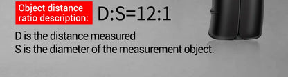 ANENG TH201 Celsius Display digitale termometro a infrarossi altamente sensibile senza contatto temperatura misurazione pistola igrometro