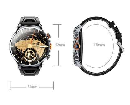5G/4G Full Network Smart Watch 680*680 HD AMOLED 1100mah Video Call 500W Camera 8GB+128GB RAM GPS NFC WIFI Google APP Smartwatch