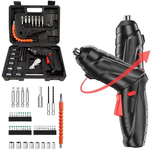 4.2v Power Tools Set Manutenzione domestica Riparazione batteria al litio Mini trapano elettrico domestico Cacciavite senza fili