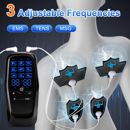 EMS Eletric Stimolazione muscolare USB Fisioterapia Decine di unità Pulse Impulse Mini massaggiatore per il corpo intero Macchina dimagrante