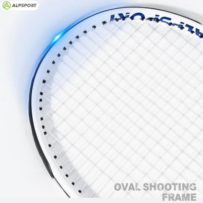 ALPSPORT Racchetta da tennis in fibra di carbonio T800 18K Racchetta professionale con borsa Racchetta da allenamento leggera per adulti Uomini Donne