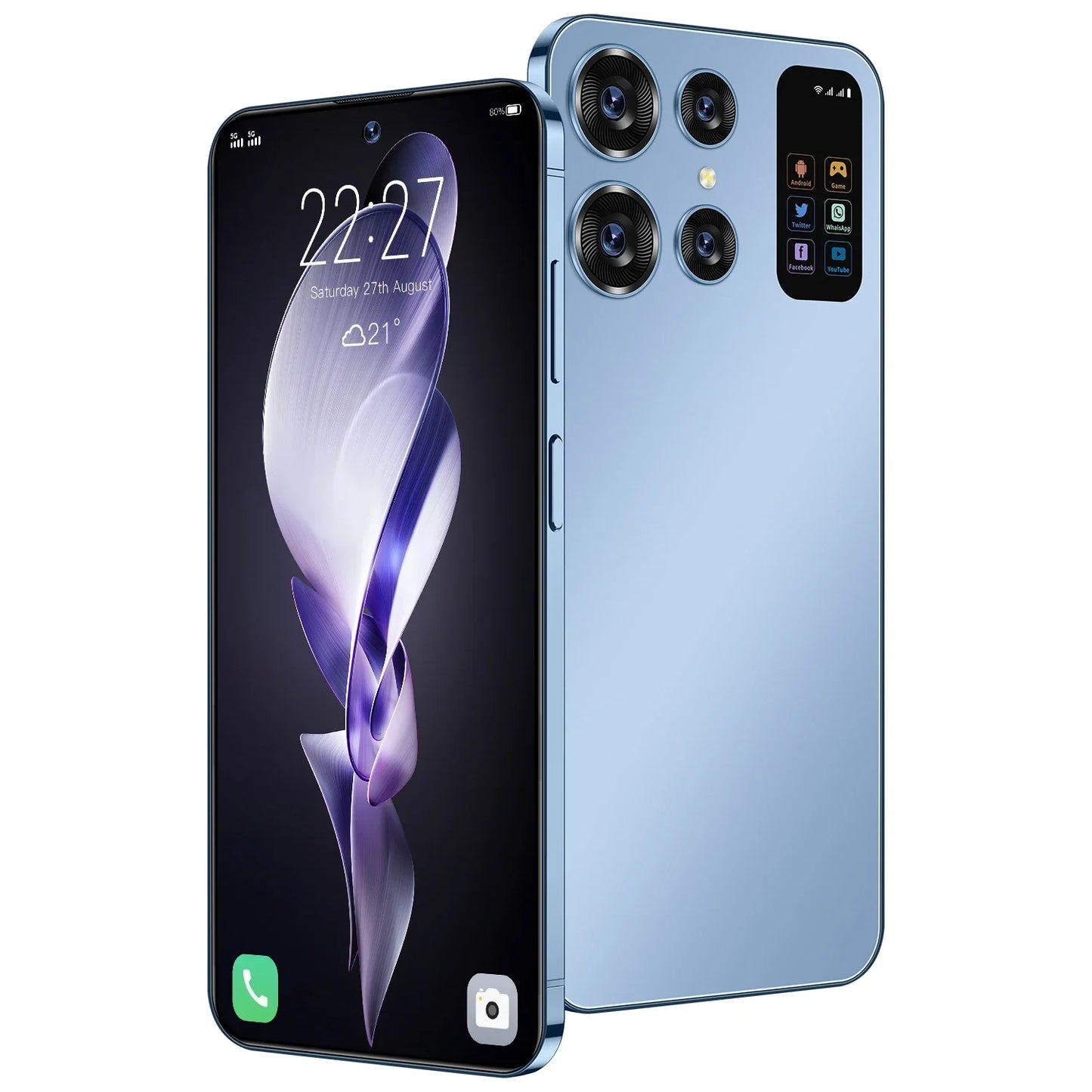 Nuovo smartphone 2025 da 22 GB, 2 TB, schermo da 7,0 pollici, 7000 Mah, Android13 cellulare Dual Sim Face sbloccato, telefono cellulare 5G