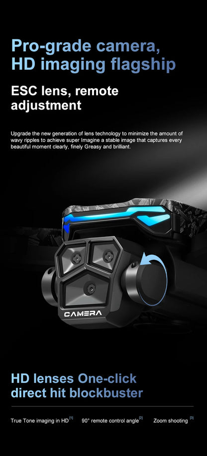 D13 RC Drone Professional 4K Camera con 5G WiFi FPV UAV Schermo Telecomando Brushless Obstacle Avoidance Quadcopter Giocattoli