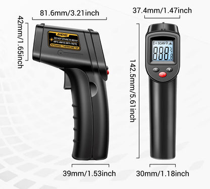 ANENG TH201 Celsius Display digitale termometro a infrarossi altamente sensibile senza contatto temperatura misurazione pistola igrometro