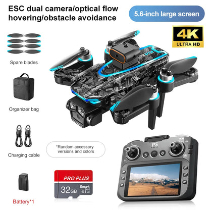 D13 RC Drone Professional 4K Camera con 5G WiFi FPV UAV Schermo Telecomando Brushless Obstacle Avoidance Quadcopter Giocattoli