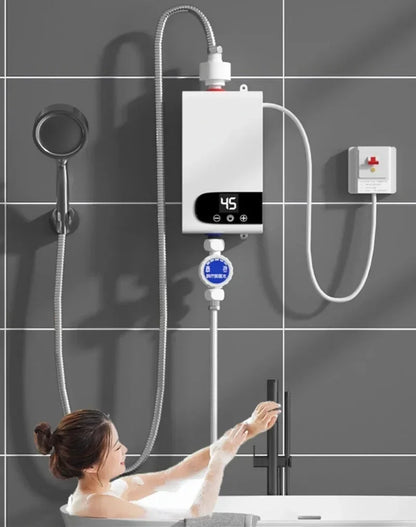 Scaldabagno istantaneo da 5,5K W, nuovo di zecca, scaldabagno istantaneo senza serbatoio, rubinetto istantaneo, rubinetto per cucina, scaldabagno LED digitale