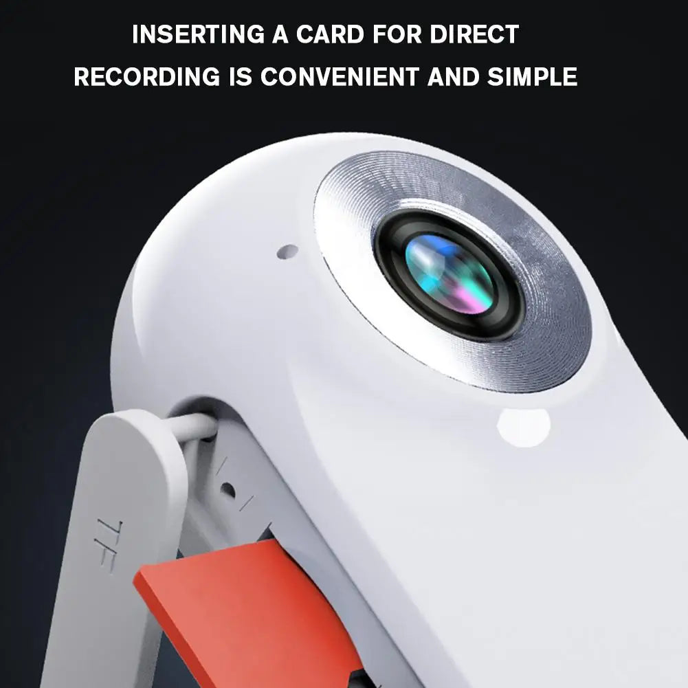 Telecamera per collare per animali domestici, per esterni, senza Wi-Fi, per collare per gatti, action camera, con 170 obiettivi, video tracker, telecamera di registrazione, per cani, mini ang A1J7