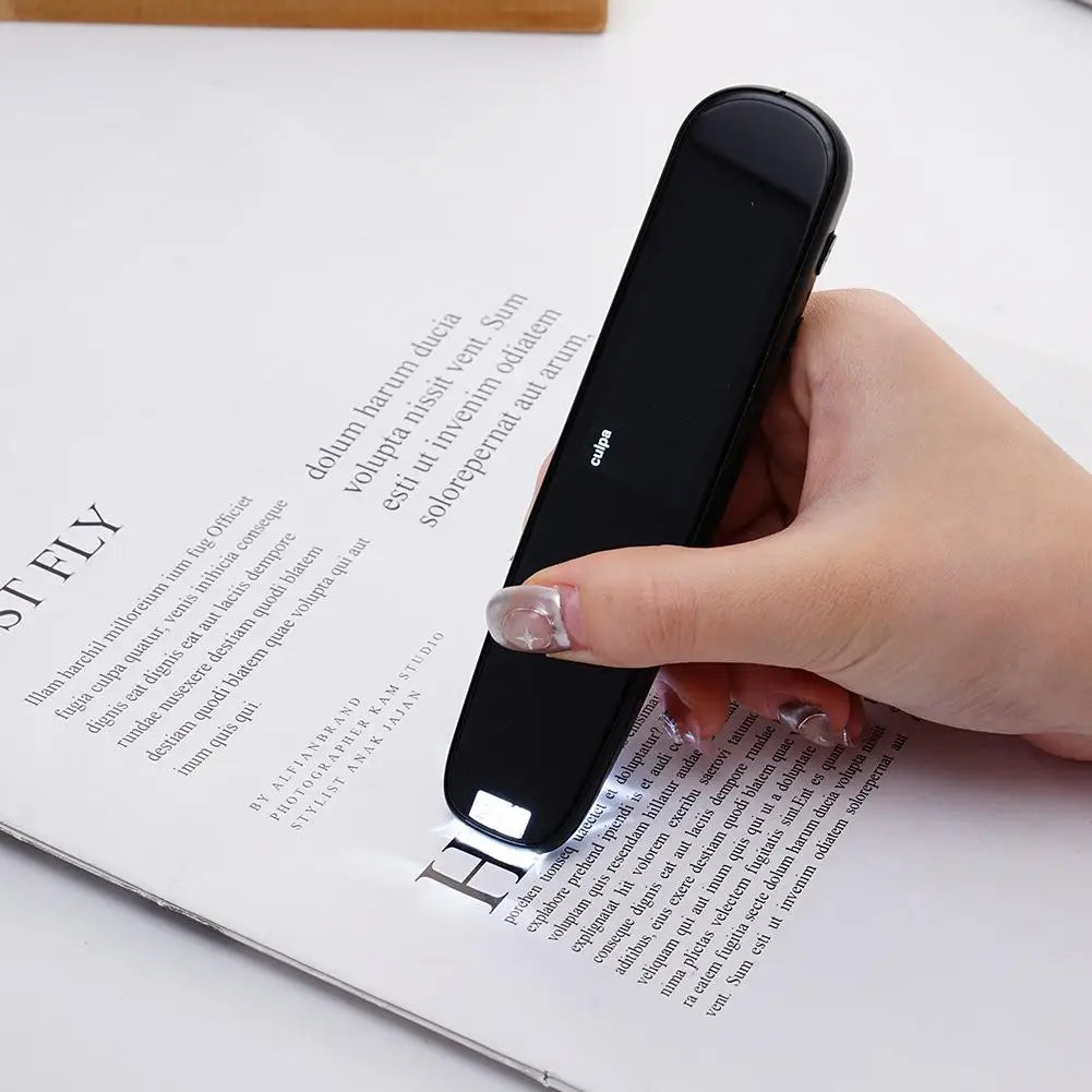 TRADUTTORE A Penna di traduzione offline per dizionario studente insegnante inglese intelligente punto di scansione lettura 123 lingue traduttore penna