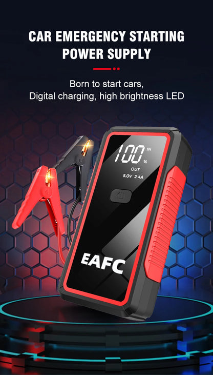 Avviatore di emergenza per auto 2000A/1200A/600A, dispositivo di avviamento di emergenza portatile Power Bank Booster per benzina e diesel