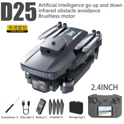 DWI Nuovo con telecomando a schermo D25-PRO MAX Drone GPS 5G WIFI 8k HD Telecamera professionale Droni FPV RC Quadcopter Elicottero