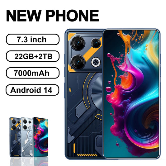 NUOVO smartphone Pova 9S Pro 2025 5G 7,3 pollici HD 22G+2TB Telefono cellulare Dual SIM Telefoni cellulari 50+108MP 7000mAh Android 14 sbloccato NFC