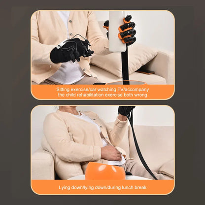 Robot Guanti di riabilitazione Training Mirror Gloves Finger Training Stroke Hemiplegia Rehabilitation Hand Function Recovery Glove