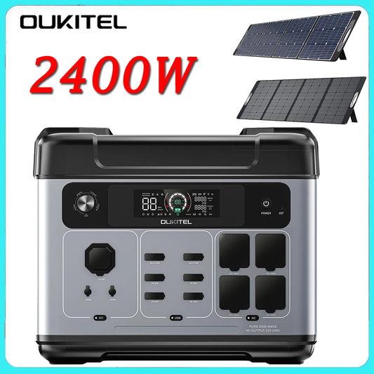 OUKITEL Batile 2048Wh a 16384Wh LP2000 Pro Centrale elettrica portiFePO4 batteria 3600W AC uscita 2000W controllo app