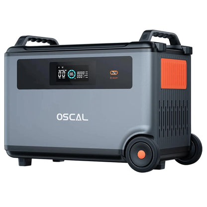 Blackview Oscal PowerMax 3600 EU-plug Rugged Power Station 3600Wh to 57600Wh LiFePO4 Battery 14 outlet Light Modes Morse Code