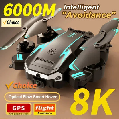 G6 Pro GPS Drone Professionale 8K HD Doppia Fotocamera Fotografia Aerea Onnidirezionale Evitamento Ostacoli Quadrotor RC Distanza 5KM