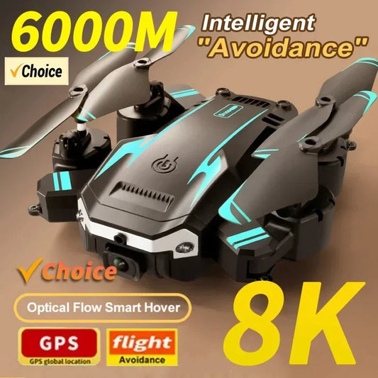 G6 Pro GPS Drone Professionale 8K HD Doppia Fotocamera Fotografia Aerea Onnidirezionale Evitamento Ostacoli Quadrotor RC Distanza 5KM