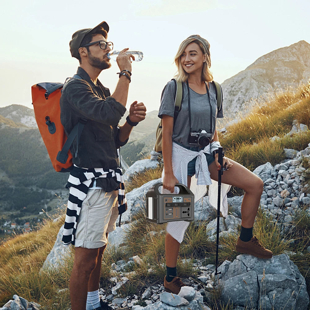 100W portatile Solar Power Station 110 V/ 220 V generatore di energia 24000mAh all'aperto Camping Power Bank Display a LED per avventura di viaggio