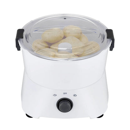 Potato Peeler Electric, Large Capacity Peeler with Stainless Steel Blades for Kitchens Restaurant Fast Food Shops
