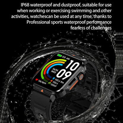 2024 Nuovo uomo militare all'aperto 1.95 Smart Watch uomini bluetooth chiamata smartwatch uomini per android ios ip68 impermeabile ftiness orologi