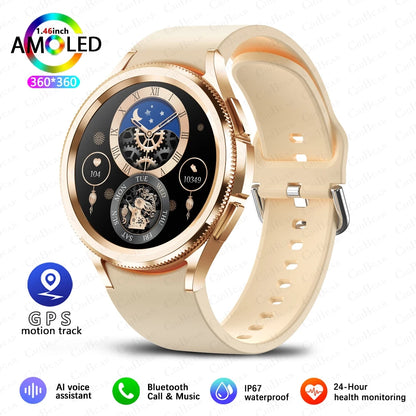 2025 Nuovo per Samsung Galaxy Watch 6 Smartwatch AMOLED sempre sul display Bluetooth Chiamata GPS NFC Smart Watch Uomini Android IOS
