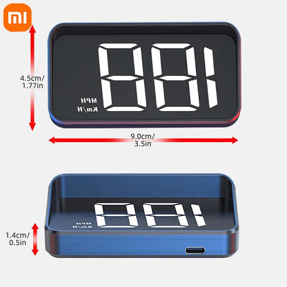 Xiaomi Car Speedometer M2 HUD Head-Up Display a LED Misuratore di velocità digitale Proiettore parabrezza Veicoli Auto Elettronica Accessori
