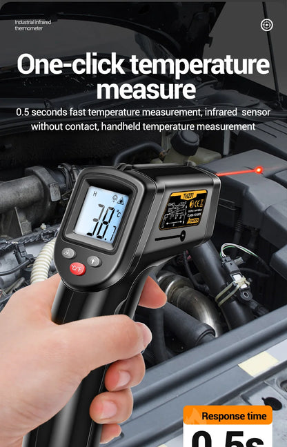 ANENG TH201 Celsius Display digitale termometro a infrarossi altamente sensibile senza contatto temperatura misurazione pistola igrometro