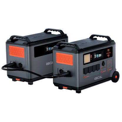 Oscal BP3600 3600Wh Extra Battery Pack 3600Wh a 57600Wh batteria espandibile capacità lavoro con PowerMax 3600 (non può essere utilizzato alo
