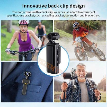 FHD 1080P Wifi Fotocamera Video digitale Outdoor Sports Camera Mini DV Portatile portatile per l'applicazione della legge Registratore a 360 gradi Obiettivo girevole