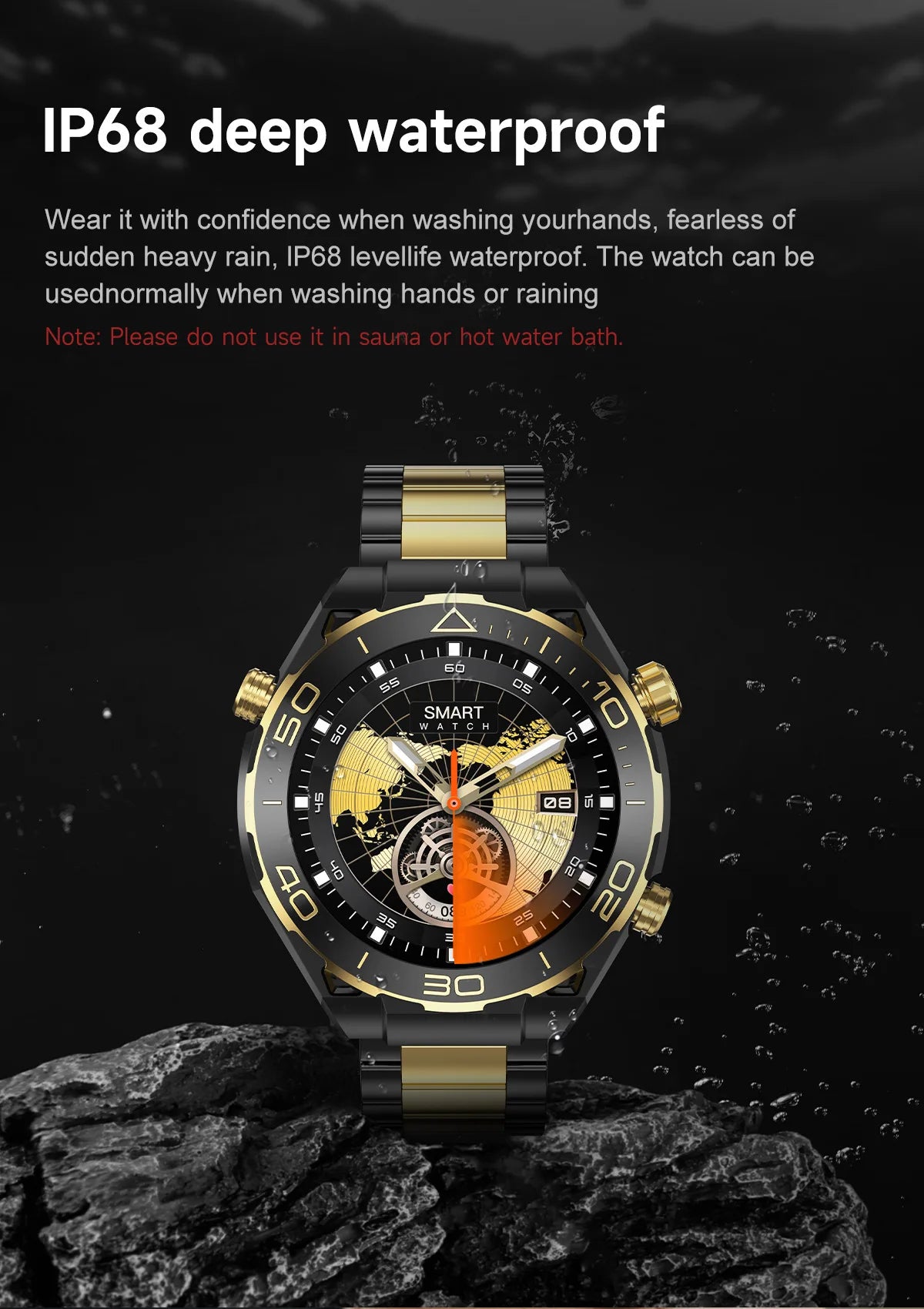 Nuovo smartwatch Z91PROMAX, chiamata Bluetooth, frequenza cardiaca, pressione sanguigna, monitoraggio del sonno per ricordare l'esercizio