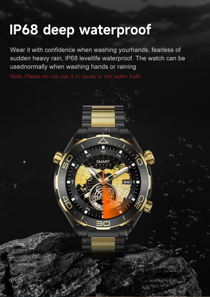 Nuovo smartwatch Z91PROMAX, chiamata Bluetooth, frequenza cardiaca, pressione sanguigna, monitoraggio del sonno per ricordare l'esercizio