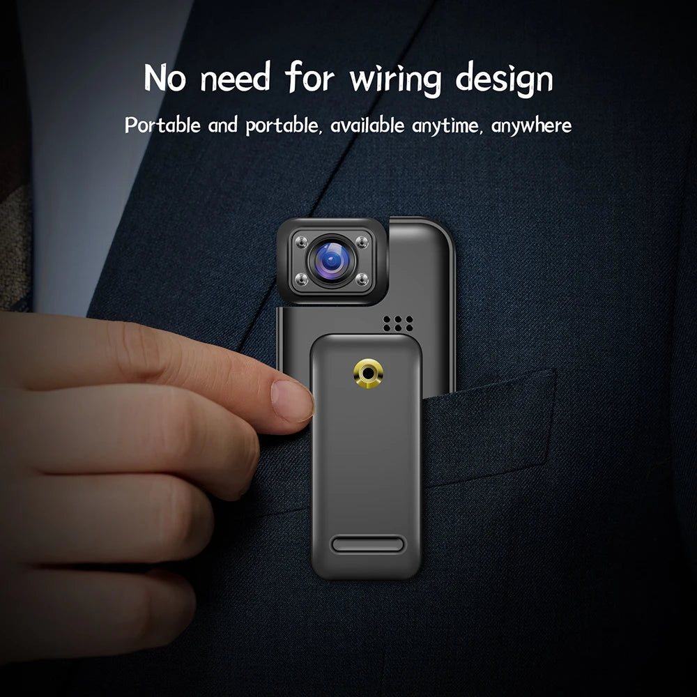 Ultra HD 4K WiFi Mini macchina fotografica portatile Registratore video digitale Polizia BodyCam Visione notturna a infrarossi Sport DV Camcorder 카메라