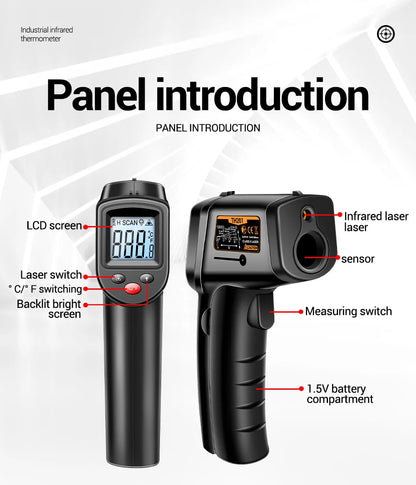 ANENG TH201 Celsius Display digitale termometro a infrarossi altamente sensibile senza contatto temperatura misurazione pistola igrometro