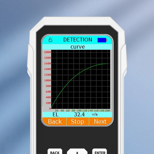 Campo elettrico Campo magnetico Tester di radiazione RF Misuratore digitale EMF Schermo a colori retroilluminato per ispezioni EMF casa e ufficio