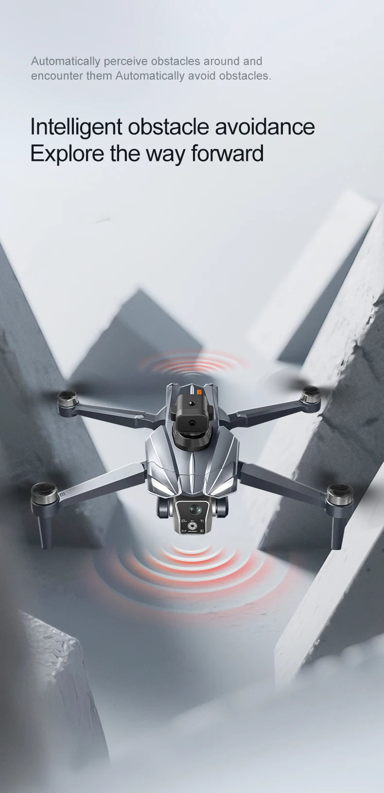 K18 Max 4,5 pollici grande schermo Drone 360° Laser per evitare ostacoli Posizionamento GPS Flusso ottico Dispositivo di lancio aereo RC Drone Giocattolo