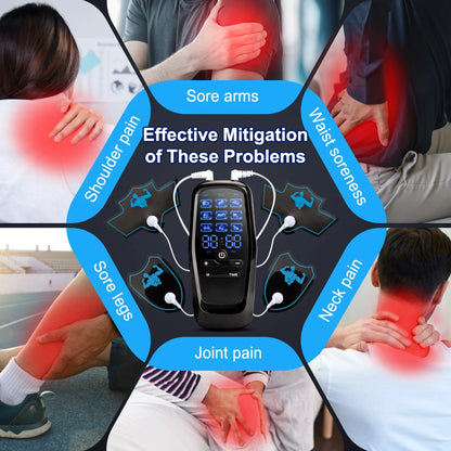 EMS Eletric Stimolazione muscolare USB Fisioterapia Decine di unità Pulse Impulse Mini massaggiatore per il corpo intero Macchina dimagrante