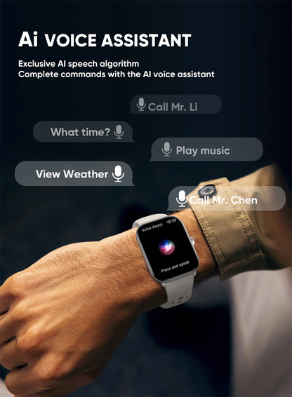 New Series 5 Watch5 Uomini Smart Watch Pressione sanguigna Ossigeno del sangue Frequenza cardiaca AI Voce Bluetooth Chiamata Donne SmartWatch per Xiaomi