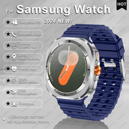 Novità 2025 per Samsung Galaxy Watch 7 Ultra GPS NFC Smart Watch da uomo 1,43" AMOLED con display sempre IP68 BT Call Sports Smartwatch
