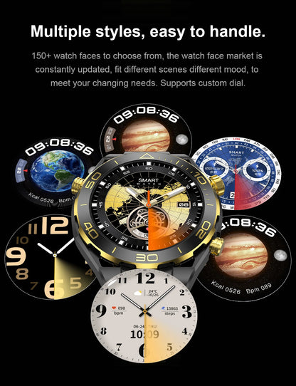 Nuovo smartwatch Z91PROMAX, chiamata Bluetooth, frequenza cardiaca, pressione sanguigna, monitoraggio del sonno per ricordare l'esercizio