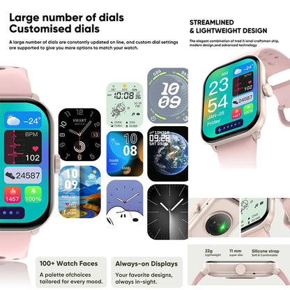 New Series 5 Watch5 Uomini Smart Watch Pressione sanguigna Ossigeno del sangue Frequenza cardiaca AI Voce Bluetooth Chiamata Donne SmartWatch per Xiaomi