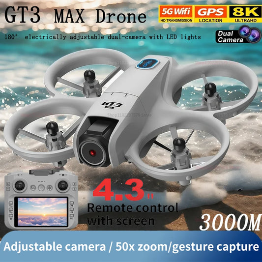 - 180° Doppie telecamere 5G WIFI Motori brushless Anti-ostacolo FPV Quadricottero pieghevole