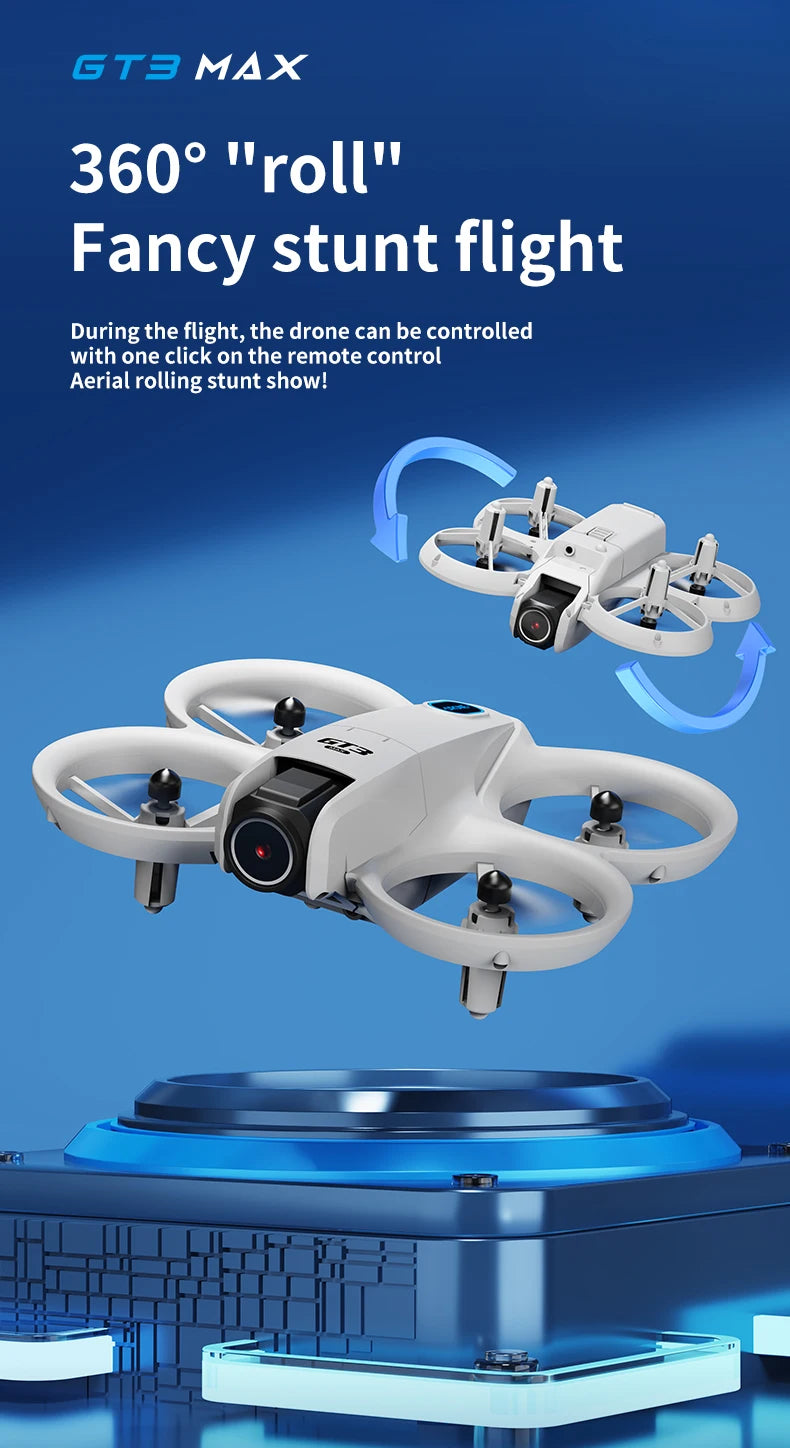 - 180° Doppie telecamere 5G WIFI Motori brushless Anti-ostacolo FPV Quadricottero pieghevole