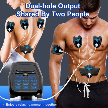 EMS Eletric Stimolazione muscolare USB Fisioterapia Decine di unità Pulse Impulse Mini massaggiatore per il corpo intero Macchina dimagrante